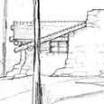 Revised Sketch, Typical Camp House, Bastrop State Park, July 10, 1934
