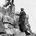 Constructing a Rock Roadway Retaining Wall, Big Spring State Park, c. 1934