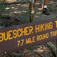Hiking, Buescher State Park, 2005