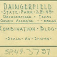 Combination Building, Daingerfield State Park, December 11, 1936