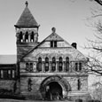 Oliver Ames Free Library designed by Henry Hobson Richardson, North Easton, Massachusetts, 1883