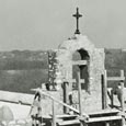 Aerial View of the Granary at Mission Nuestra Señora de Espíritu Santo de Zúñiga, Goliad State Park, c. 1939-1940